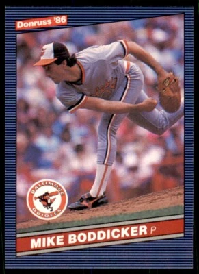 1986 Donruss Mike Boddicker Baseball Cards #47 - Image 1 of 2