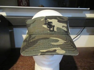 LSU Tigers Camo Visor Hat one size fits most new with tags Free Ship - Picture 1 of 6