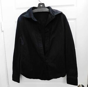 Gucci Black Cotton Long Sleeve Shirt $550rt sz 40