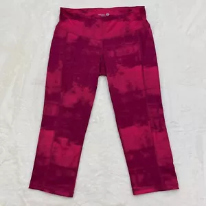 Old Navy Active Workout Capri Leggings Damen M rot Muster - Bild 1 von 6