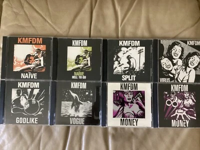 KMFDM huge cd + dvd lot! Industrial music EBM Tim Skold Nine Inch Nails Ministry Foto 1 de 4