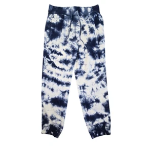 Karen Kane Womens Navy Tie Dye Seaside Jogger Sweatpants LG Casual Athleisure - Picture 1 of 12