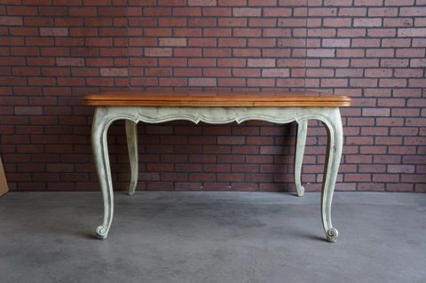 Antique French Dining Table ~ Louis XV Table ~ Provincial Draw Leaf Table Cover