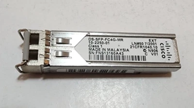 Cisco DS-SFP-FC4G-MR 10-2250-01 Transceiver Tested Working - Image 1 of 4