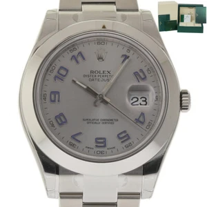 Rolex NEW Datejust II 116300 41mm Steel Arabic Dial ROLEXWARRANTY CARD2019 #RL52 - Picture 1 of 5