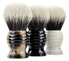 MS Beehive 26mm&30mm EXTRA DENSITY 2-Band Finest Silver Tip Badger Shaving Brush