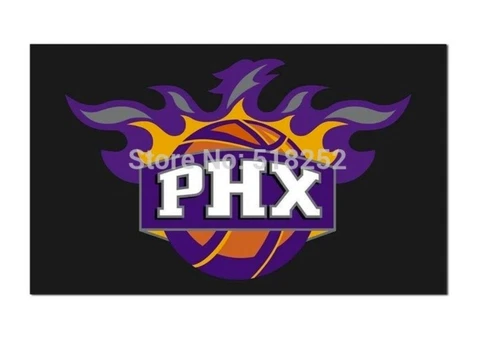 Phoenix Suns Flag Banner 2x3,3x5,4x6ft Polyester Basketball World Champions 007 Cover