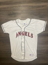 Authentic Russell California Anaheim Angels Baseball Jersey Made in USA Vintage