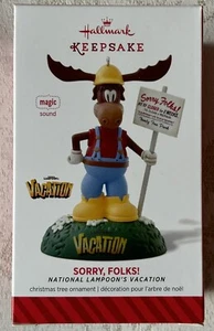 Hallmark Keepsake 2014 Sorry, Folks! Marty Moose National Lampoons Vacation New - Picture 1 of 2