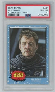 DIN DJARIN (PSA 10) 2023 Topps Star Wars Living Card #400 - Picture 1 of 2