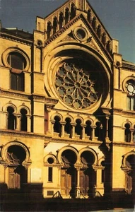 Eldridge Street Synagogue Postcard New York New York - Picture 1 of 2