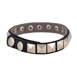 Punk Rock Heavy Metal Queen of Music Studded Armband Halloween Costume Accessory - Picture 1 of 12