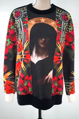 GIVENCHY Sudadera Top Estampado Madonna Algodón Negro Talla XS Unisex Pasarela Foto 1 de 4