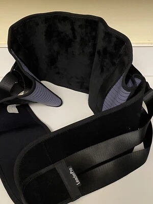 "Soporte de espalda Leader Pro, negro/púrpura XXL hasta 44"" cintura ligero" Foto 1 de 4