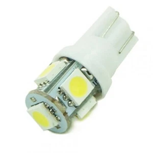 10x Bombilla Led T10 12v W5W 5 SMD - Imagen 1 de 1