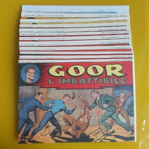 FUMETTI-ALBI DELL'INVINCIBILE-NN. 1-12-GOOR-LAMOS-1946/1947-ANASTATICA ANNO 1993 - Foto 1 di 14