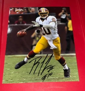 Robert Griffin RG III Signed Auto 8x10 Photo-NFL Washington Redskins Commanders - Picture 1 of 3