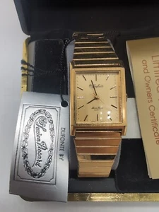 Lucien Piccard Watch In Box Vintage Dufonte Quartz - Picture 1 of 8