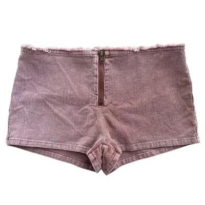 Pantalones Cortos BDG Urban Outfitters Para Mujer Talla 6 Malva Sasha Pana Corte Cintura Foto 1 de 4