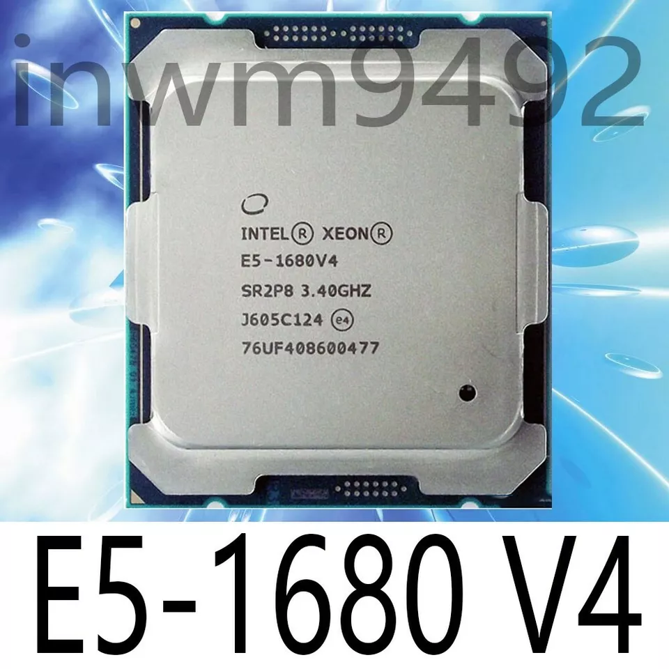 Intel Xeon E5-1680 V4 SP2PB 3.40GHz 8-Core 20MB 140W LGA2011-3 CPU Processor - Image 1 of 1