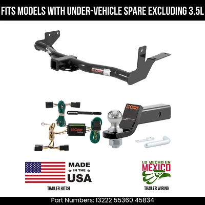 Сцепное устройство для прицепа Isuzu Rodeo 2004 4-контактный провод 178 дюймов шар подходит под запасное отличное состояние 3,5 л - Изображение 1 из 4