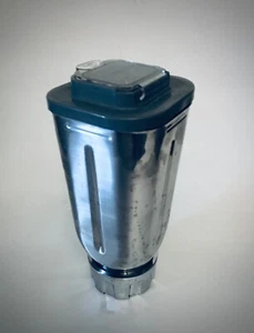 Cuisinart Mixer Krug Tasse Glas Edelstahl CB-6 Vari-Speed Pro Deckel und Klinge - Bild 1 von 2