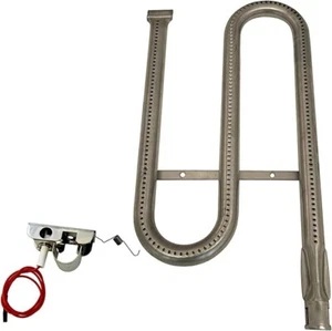 Ducane Gas Grill Stainless Steel Curved Pipe Burner  18.25" x 8.87" New 16511 - Picture 1 of 3