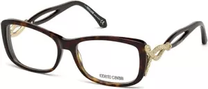 Roberto Cavalli Sargas RC959 052 Tortoise Rectangle Eyeglasses Frame 55-16-140 - Picture 1 of 3
