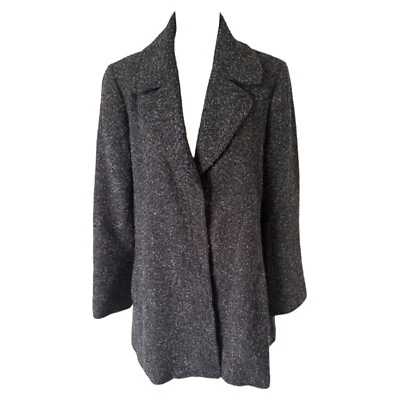 Peruvian Connection Alpaca Wool Jacket Button Womens US 10/UK 14 Gray - Image 1 of 4
