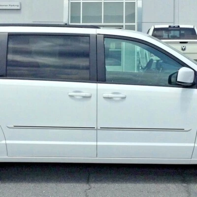 For: Dodge Grand Caravan Painted Moldings w/ Black or Red Inserts #CI-CARAVAN18 Foto 1 de 4