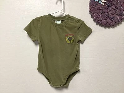 Circo Baby Boys Una Pieza Entrepierna a Presión Talla 12 Meses Verde Jungle Expedition 66 Foto 1 de 4