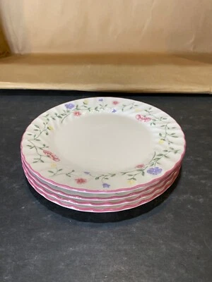 Johnson Brothers Summer Chintz 4 件套面包/沙拉盘/圆形大约 1988 年 — 第 1/4 张图片