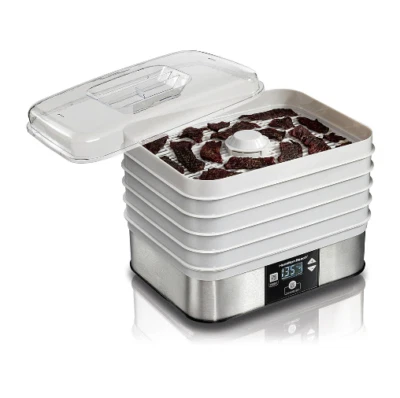 Deshidratadora Máquina de Alimentos Bandeja de Acero Inoxidable Secadora Fruta Cecina Bandejas Eléctrica Foto 1 de 4