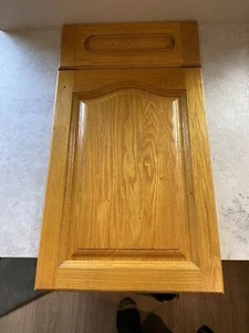 KITCHEN DOOR- GOLDEN OAK 400x 560mm + 400 X 160 DRAWERS STOCK DX782 - Picture 1 of 6