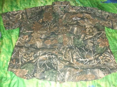 CABELAS NWTF 3XL SHORT SLEEVE HUNTING SHIRT SECLUSION 3D CAMO MEDIUM WEIGHT - Image 1 of 4