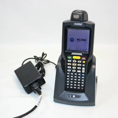 Motorola Symbol MC3090 Mobile Computer Barcode Scanner + Cradle + Adapter AS-IS - Image 1 of 4