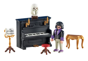 Playmobil ® 6527 / Pianiste avec piano / Pianist with piano / 6527 neuf - new - Imagen 1 de 1