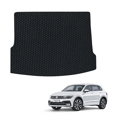 VW Tiguan MK2 2016-2022 Tailored Rubber Car Boot Liner Protector Mat Cover - Image 1 of 4