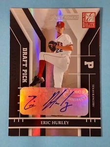2004 Donruss Elite Edizione Extra AUTO Eric Hurley Rangers #310 696/1021 ⚾ - Foto 1 di 2