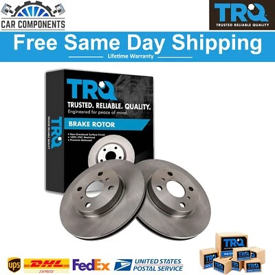 Nuevo par de rotores de freno de disco delanteros TRQ para Toyota Echo MR2 2000-2005 Foto 1 de 4
