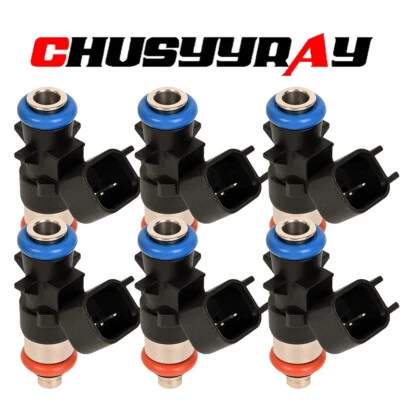 Juego de 6 inyectores de combustible 0280158233 para Chrysler Town & Country 2011-2016 3,6 L V6 Foto 1 de 4