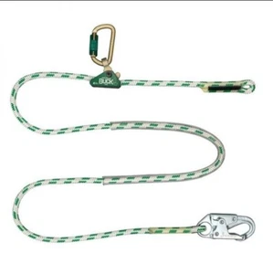 Buckingham BUCK - Buckadjuster™ 9-8 - Lineman's 8ft Lanyard - Fall Protection - Picture 1 of 1