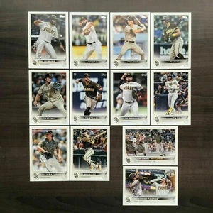 2022 Topps Series 1 San Diego Padres Team Set Hosmer Frazier Musgrove Tatis 13 - Imagen 1 de 2