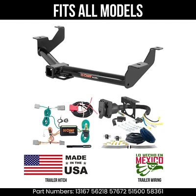 Enganche de remolque Ford Transit Connect 14-23 + cableado de 7 pines para todos los modelos Curt Foto 1 de 4