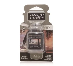 Ambientador Yankee Candle Car Jar ULTIMATE, coco negro, tarro colgante - Imagen 1 de 2