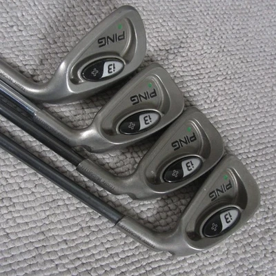 Ping  i3 + Green Dot Steel Graphite Shaft  RH Golf Club Iron Set 3-5 Lob Wedge - Image 1 of 4
