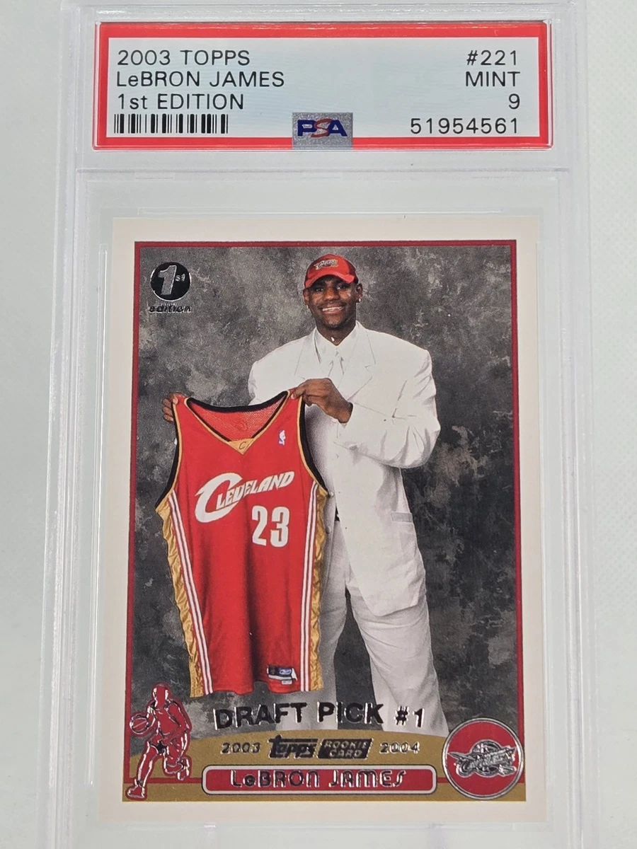 LeBron James Grade 9 Rookie Basketball Trading Cards & Accessories
