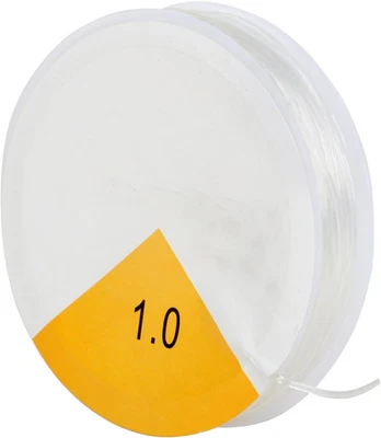 Filo Elastico Trasparente per La Realizzazione Di Braccialetti - Filo per Gioiel - Immagine 1 di 4