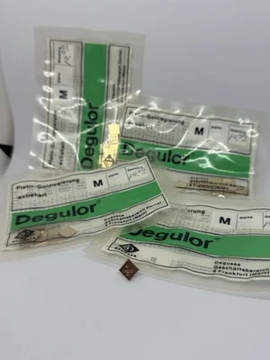 Degussa Degulor M - Zahngoldplättchen; Gold-Platinlegierung - Zahntechnik - Bild 1 von 2