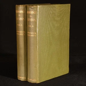 1923 2vol Wanderings in Arabia by Charles M. Doughty  Being an Abridgement of... - Picture 1 of 8